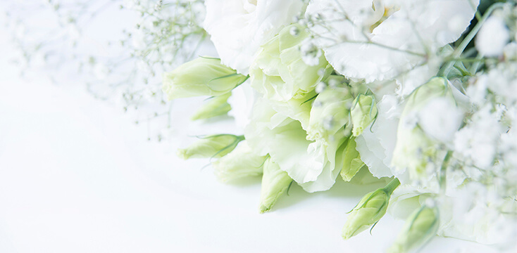 亡き父へ贈る花