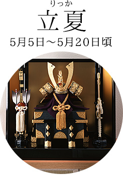 立夏(5月5日~5月20日頃)