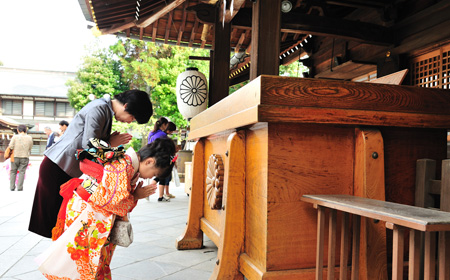 七五三のお参り