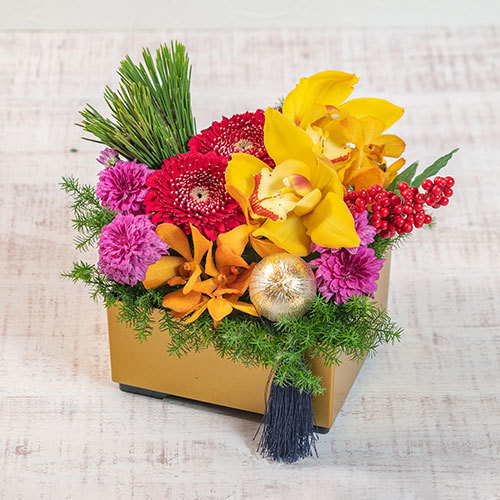 アレンジメント「花おせち 吉祥（きっしょう）」